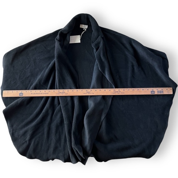 PLUTO Lingerie Peony Wrap in Black Soft & Cozy Lounge ONE SIZE NWT - Picture 8 of 11